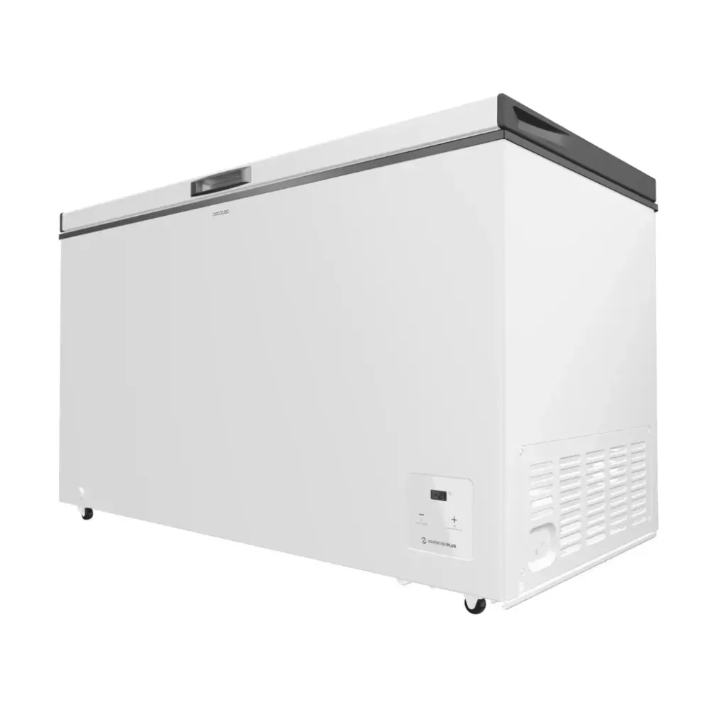 Congélateur coffre 400 L blanc Inverter Plus congélation rapide Cecotec