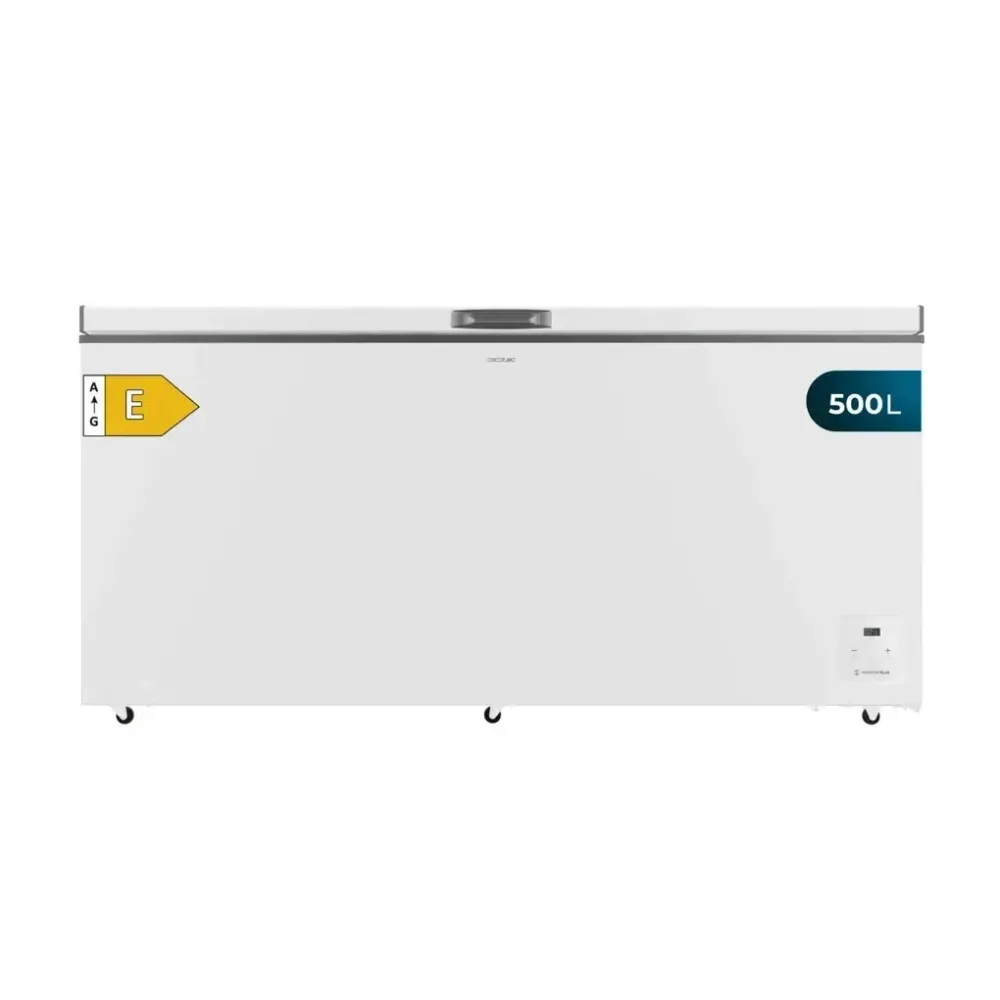Congélateur coffre 500 L blanc Inverter Plus congélation rapide Cecotec