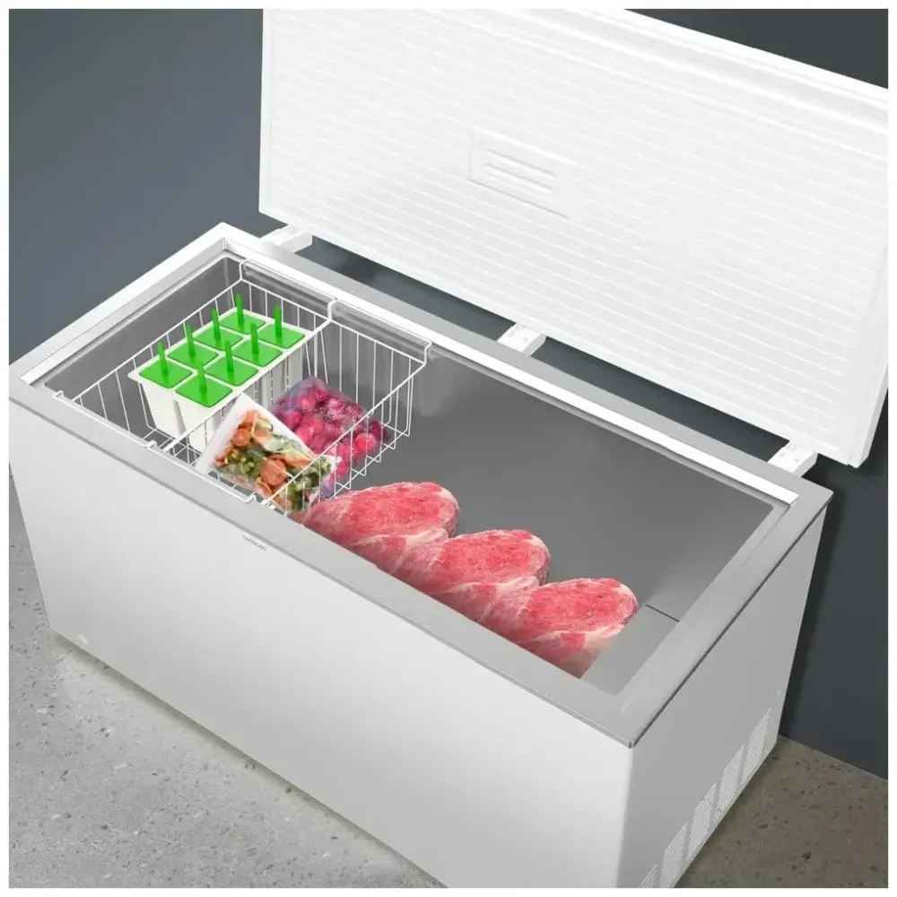 Congélateur coffre 500 L blanc Inverter Plus congélation rapide Cecotec