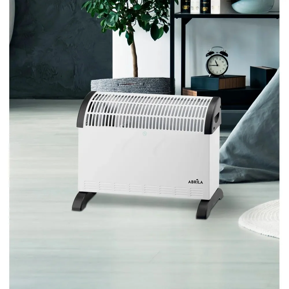 Convecteur Falla 2000 W blanc, 3 niveaux de puissance, thermostat réglable, protection contre la surchauffe, fonction mass...