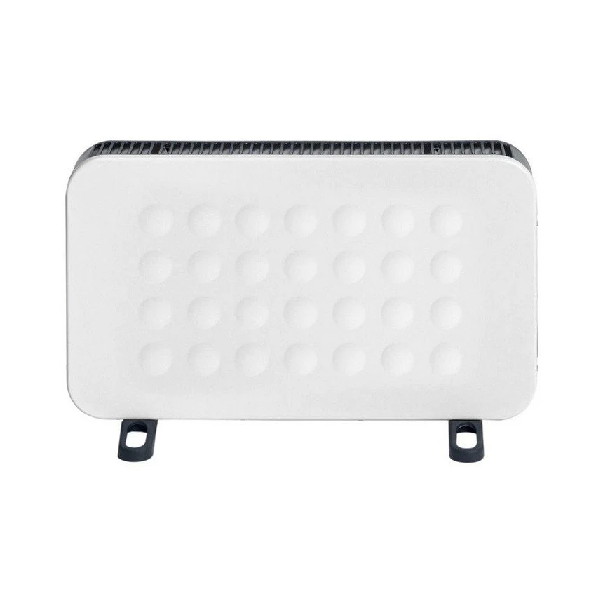 Convecteur électrique pour pièces au sol avec thermostat 2000 W, chauffage salle de bain