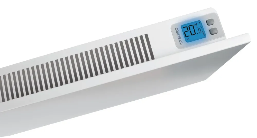 Convecteur Mirage blanc Stelpro 240 V - 2 000 W avec thermostat intégré, modèle MIR2002W