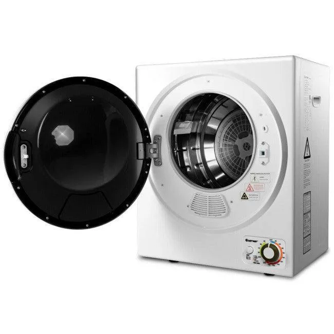 COSTWAY Sèche-linge électrique compact en acier inoxydable mural EP23598, 110V, 2,5 kg, 5,5 LBS, 1,5 CU.FT.