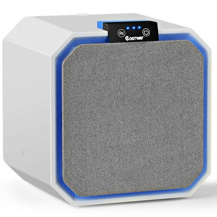 EP24771USA : purificateur d'air de bureau HEPA purificateur d'air domestique avec filtre HEPA composite 2 en 1 Costway