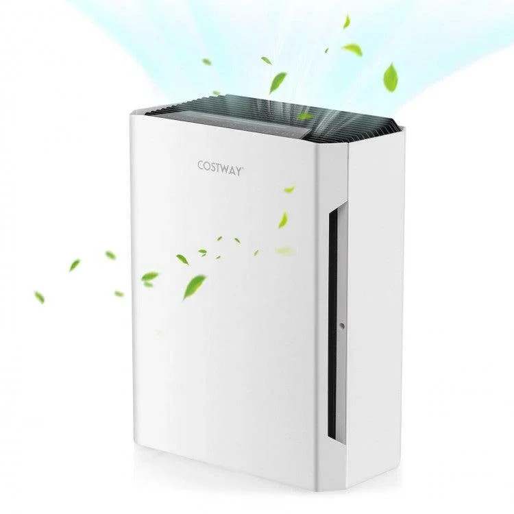 ES10182US-WHA : purificateur d'air H13 True HEPA avec vitesses de vent réglables Costway