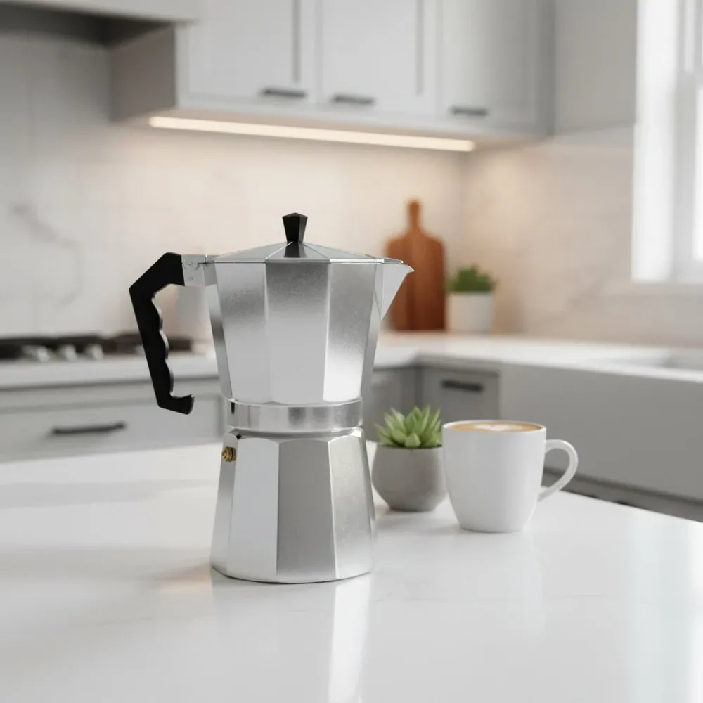 CAFÉPRO – Cafetière expresso italienne portable en aluminium pour un arôme intense Cozey Maison