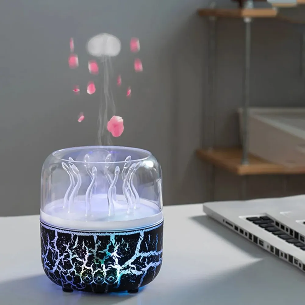 JELLYZEN – Humidificateur d'arôme méduse 280 ml avec minuterie Cozey Maison
