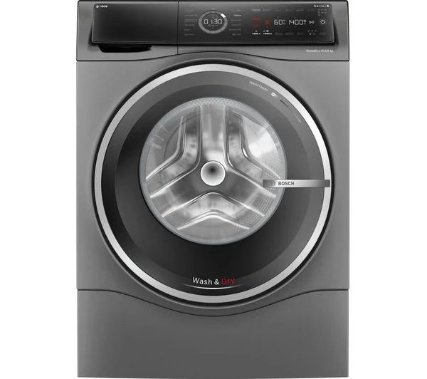 TieDex UK BOSCH Series 8 i-DOS WNC254ARGB 10.5 kg Washer Dryer - Graphite CPT-TIEDEX
