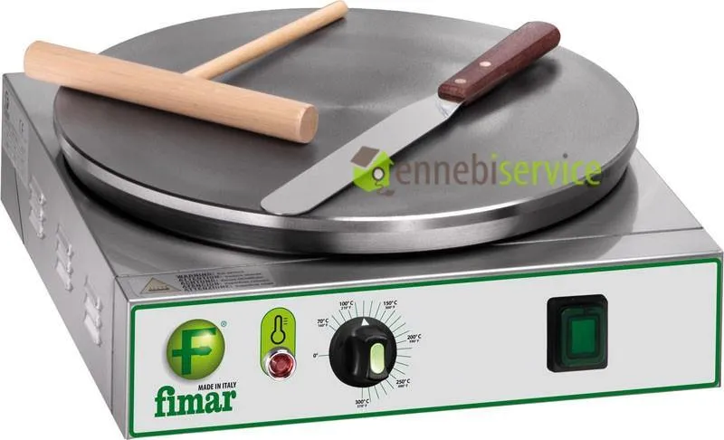 Crepire électrique professionnel CRP4 Single 2750 W 400 mm - 230V 1ph