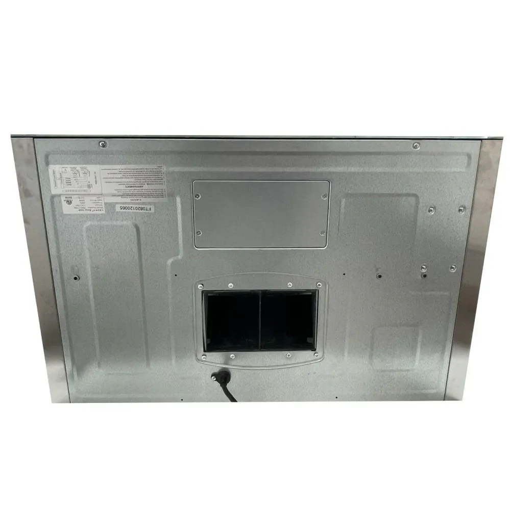 Hotte de cuisine Crown PRO-FT08 | 30 pouces | 1000 PCM | Acier inoxydable| Sous armoire ou montage mural 30