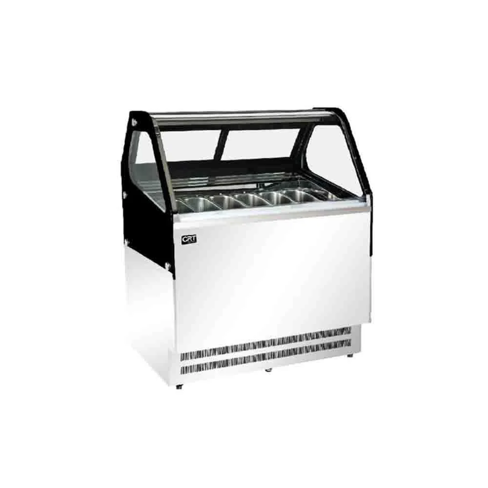EXHIBIDOR CRT 200-012-018 FGGS1200LM | Exhibidor para Gelato | Cristal Templado | Acero Inoxidable | Heladerí Pastelerí Pa...