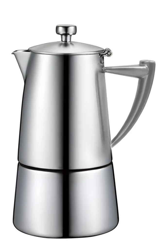 Cuisinox - Cafetière Espresso satinée Roma (6 tasses)