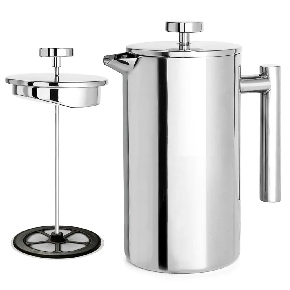 Cuisinox cafetière à piston double parois inox 800 ml