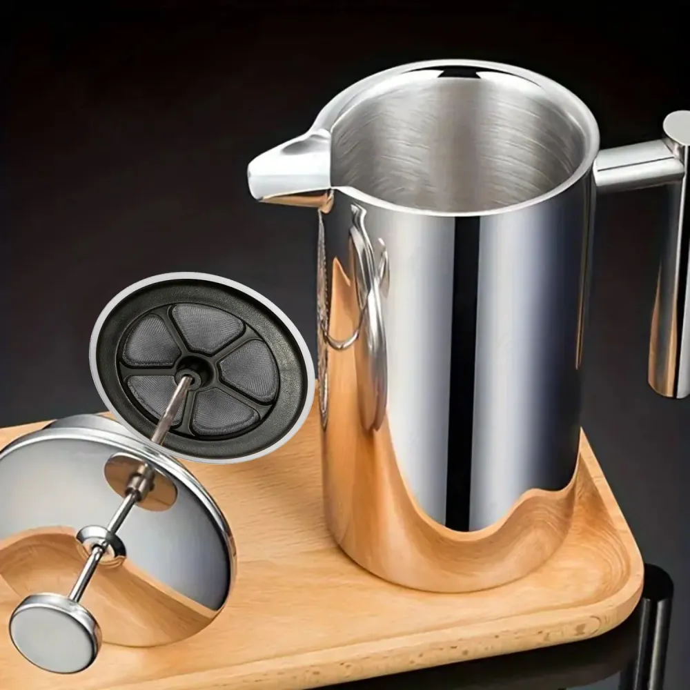 Cuisinox cafetière à piston double parois inox 800 ml