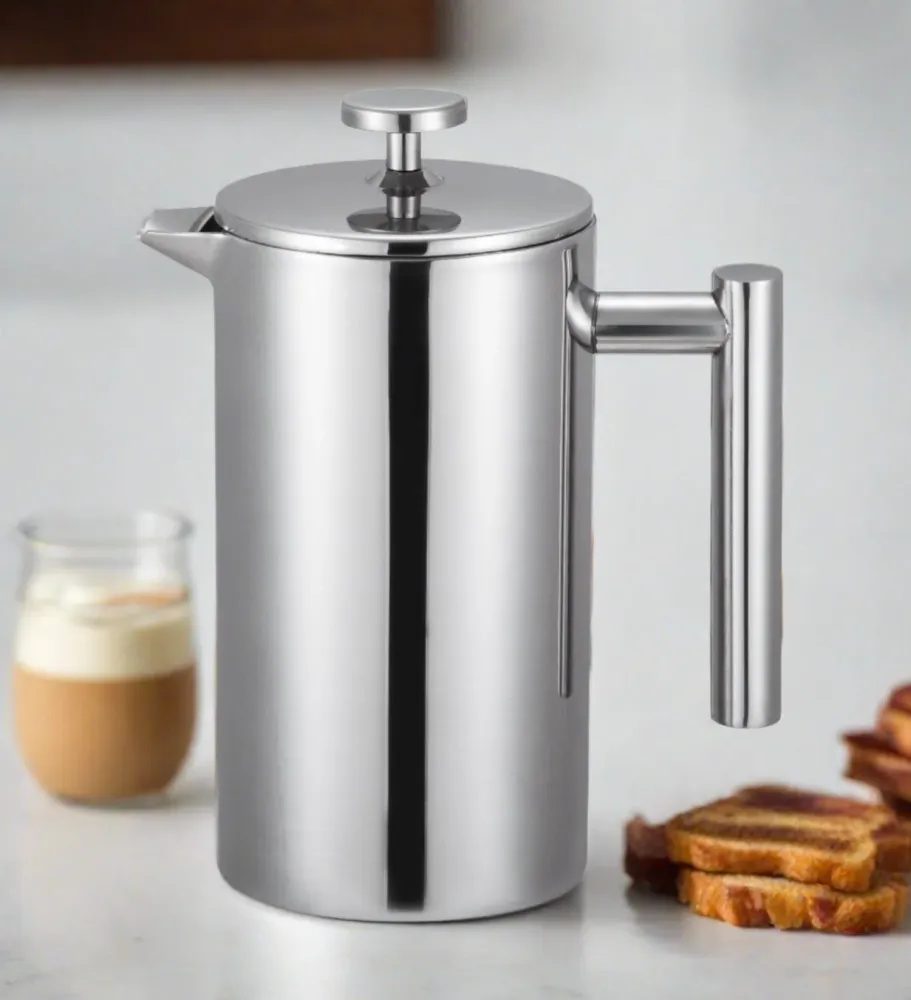 Cuisinox cafetière à piston double parois inox 800 ml