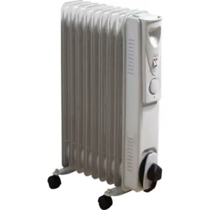Daewoo White Portable Oil-filled Radiator - HEA1141