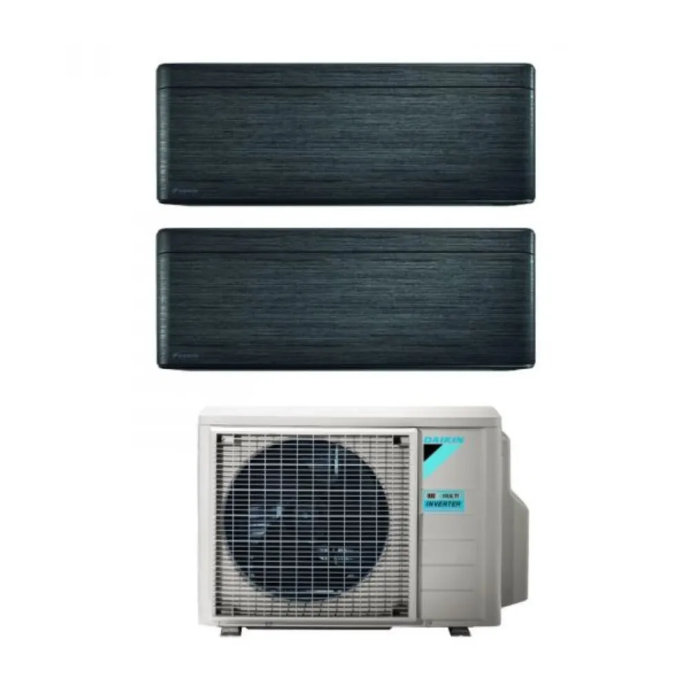 Daikin Bluevolution Dual Split Inverter Climatiseur Élégant Real Blackwood Series 12 + 12 Avec 2mxm50m9 / N R-32 Wi-Fi int...
