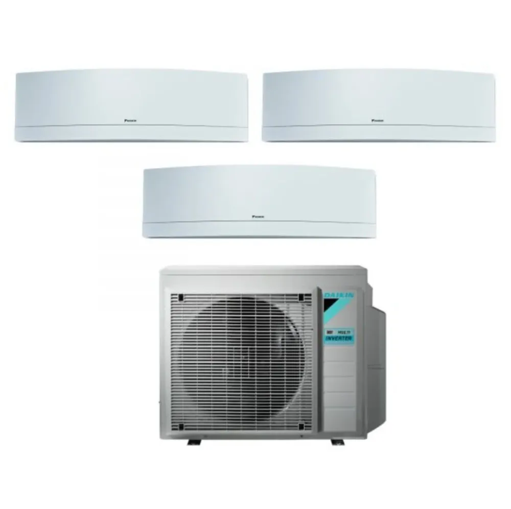 Daikin Bluevolution Trial Split Inverter Climatiseur Climatiseur Emura Blanc Série 9+9+12 Avec 3mxm52n R-32 Wi-Fi Intégré...