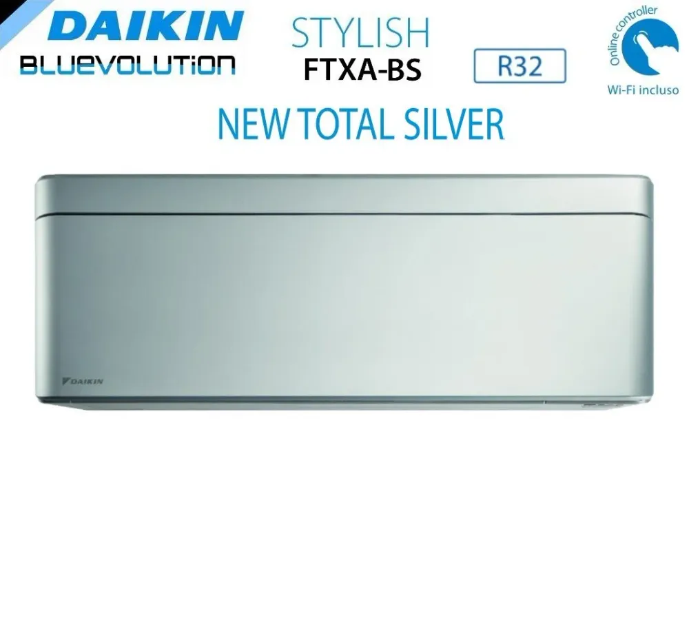 Daikin Climatiseur Bluevolution Quadri Split Inverter Élégant Total Silver Series Ftxa-Bs 9 + 9 + 9 + 12 Avec 4mxm80n R-32...