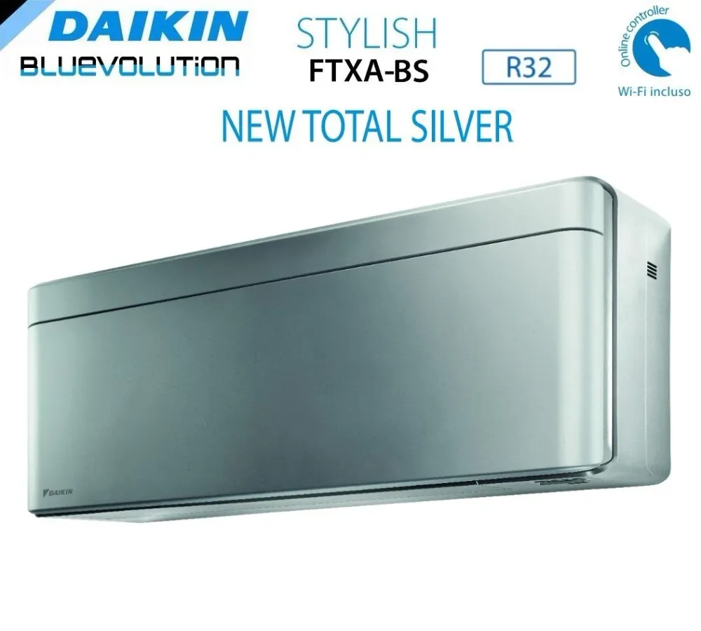 Daikin Climatiseur Bluevolution Quadri Split Inverter Élégant Total Silver Series Ftxa-Bs 9 + 9 + 9 + 12 Avec 4mxm80n R-32...