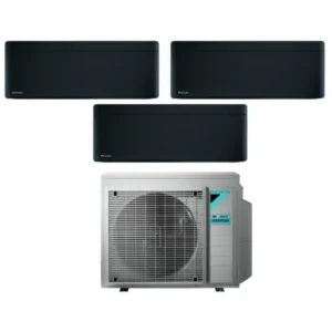 Daikin Climatiseur Bluevolution Trial Split Inverter Series Élégant Total Black 7 + 9 + 12 Avec 3mxm52n R-32 Wi-Fi intégré...