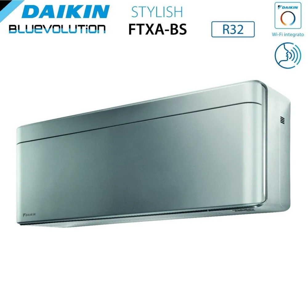 Daikin Climatiseur Bluevolution Trial Split Inverter Élégant Total Silver Série 9 + 9 + 9 Avec 3mxm68n R-32 Wi-Fi intégré...