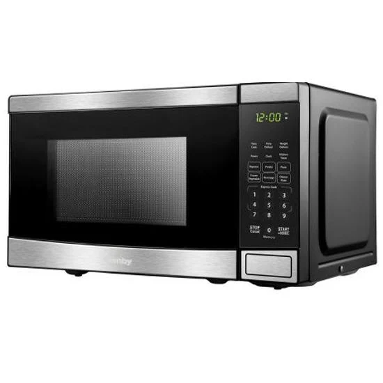 Danby Four à micro-ondes de comptoir de 17 po., 0,7 pi.cu. avec 6 options de cuisson automatique DBMW0721BBS