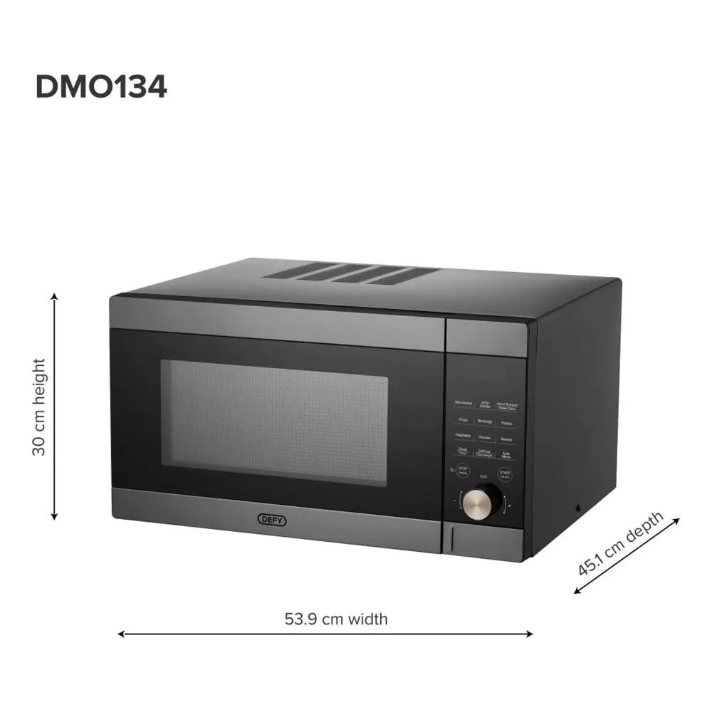 Defy 34L Numérique Grill Microwave Grey (Certifié NF)