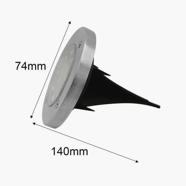 DELSO™ -: Éclairage DEL pour chemin de plancher à énergie solaire (paquet de 4)