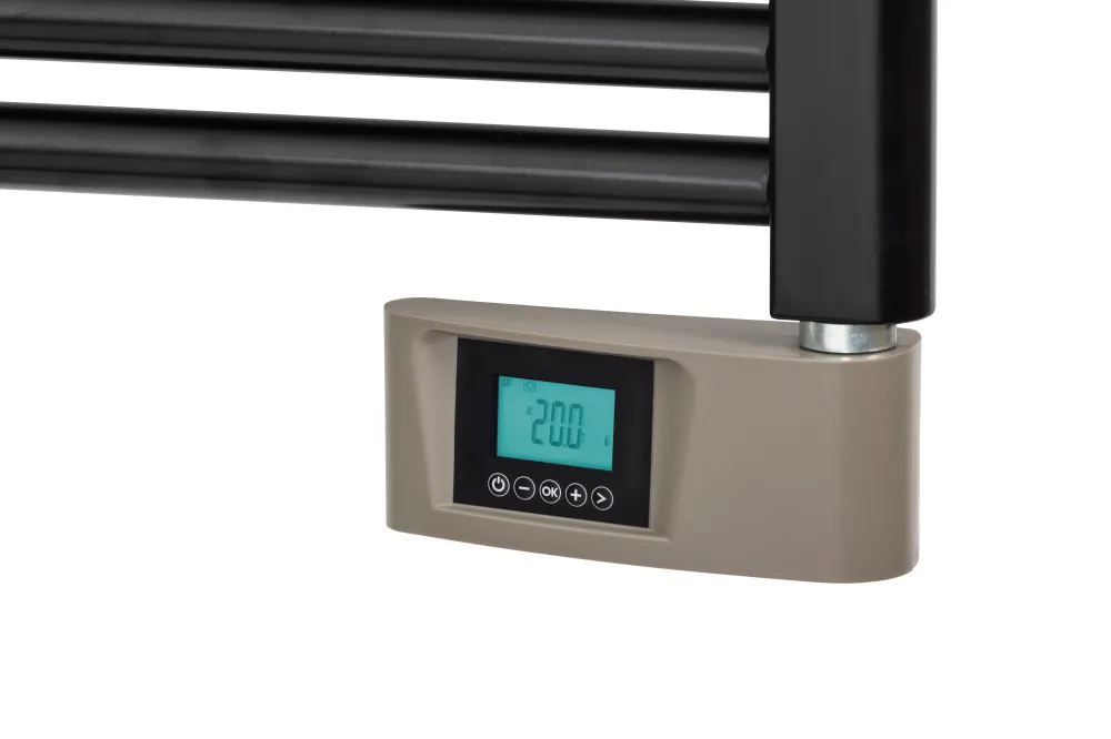 DELTACALOR Thermostat pour sèche-serviettes électrique - Noir