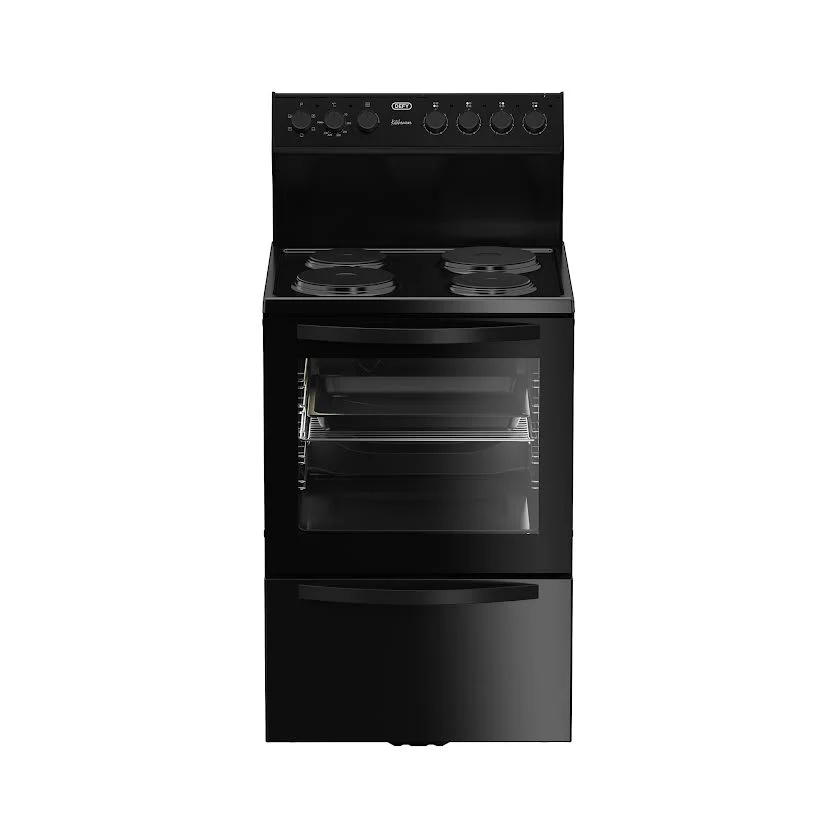 Design Premium Defy 60cm Kitchenaire Electric Stove Noir jais