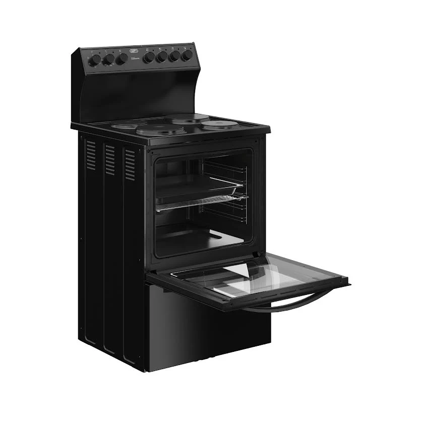 Design Premium Defy 60cm Kitchenaire Electric Stove Noir jais