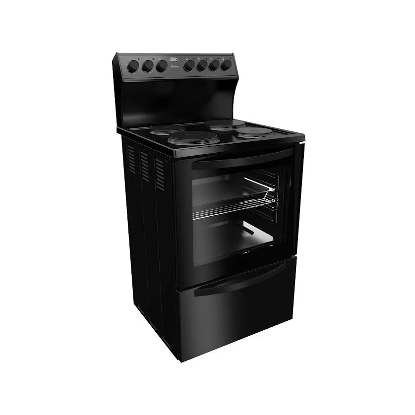 Design Premium Defy 60cm Kitchenaire Electric Stove Noir jais