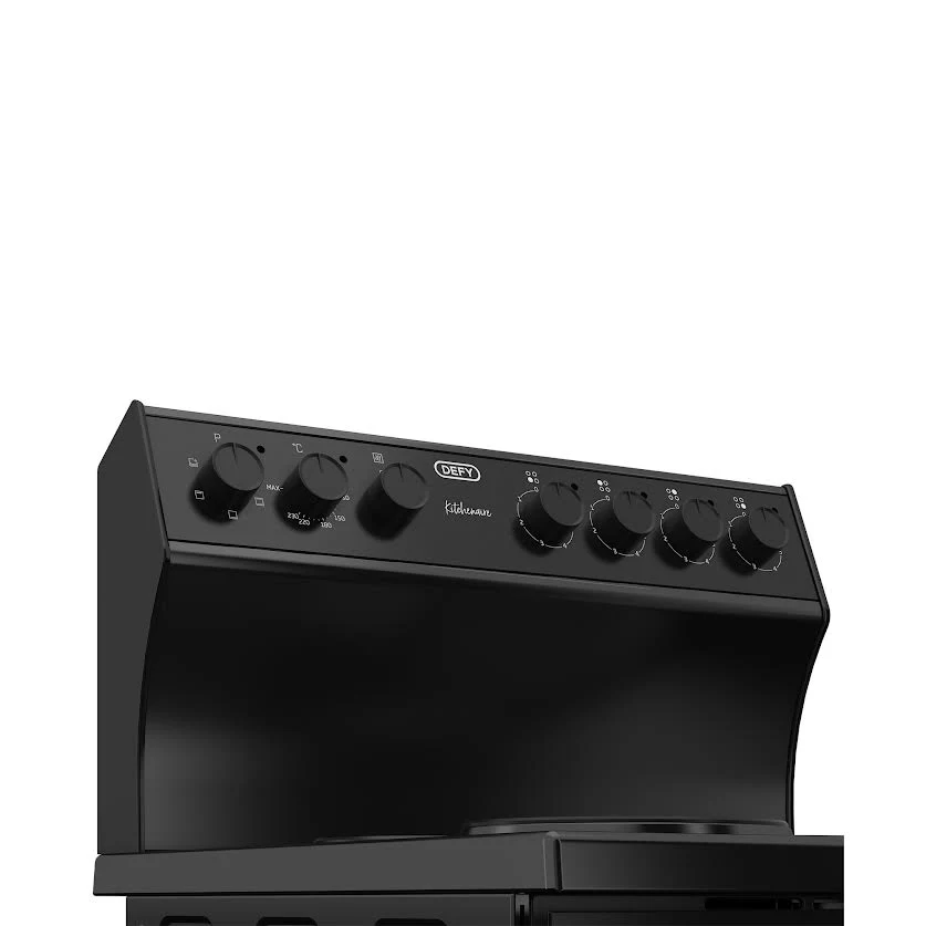 Design Premium Defy 60cm Kitchenaire Electric Stove Noir jais