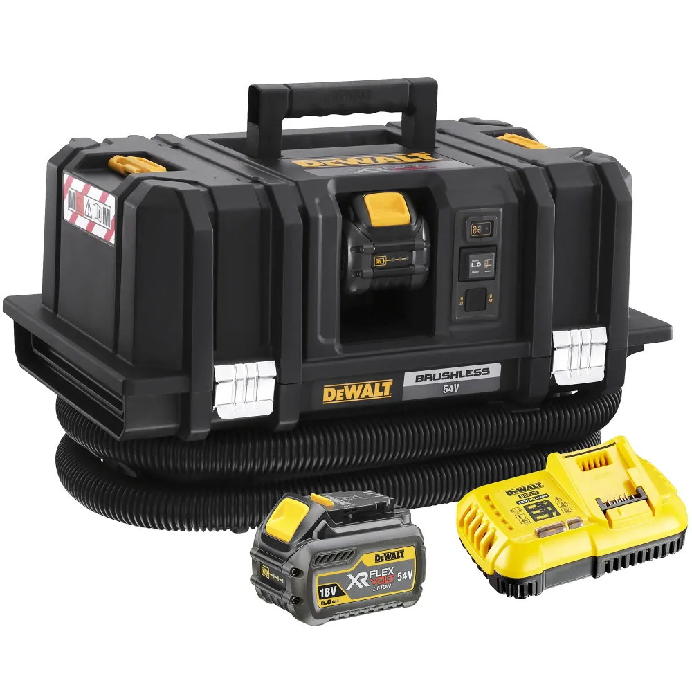 Aspirateur solide/liquide Dewalt Chargeur DCV586MT2-QW 54V 6Ah