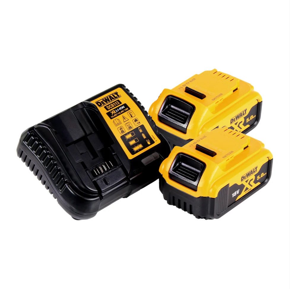 DeWalt DCV 517 P2 Aspirateur à main sans fil 18 V 1,9 L + 2x batterie 5,0 Ah + chargeur