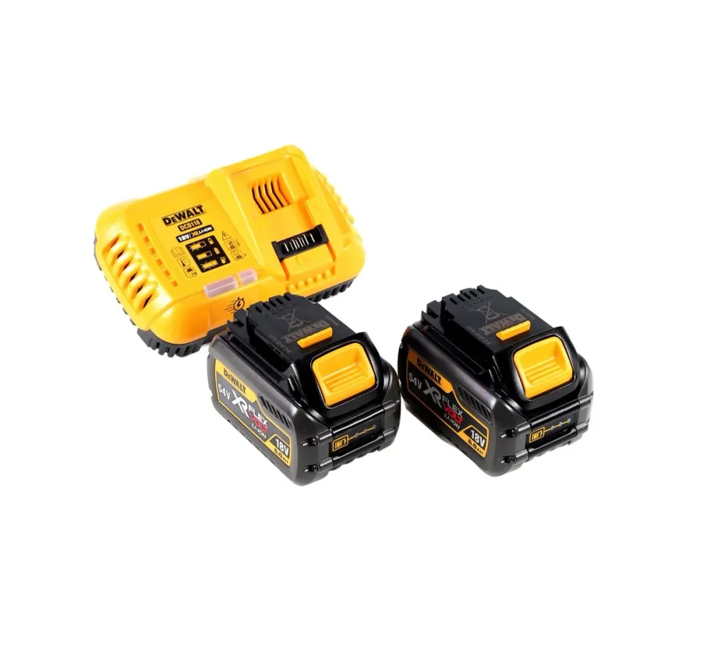 Dewalt DCV 586 MT2 Aspirateur eau et poussière sans fil 54V 11L sans balais + 2x Batteries FlexVolt 6.0Ah + Chargeur