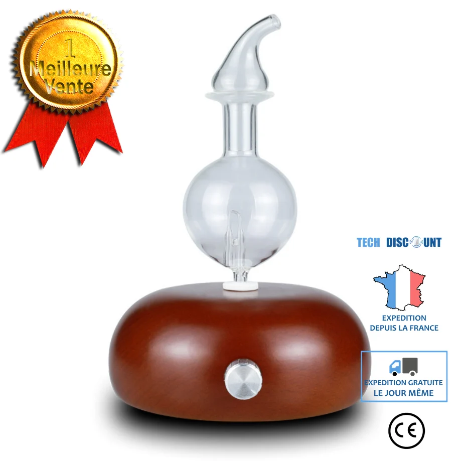 TD® Diffuseur d’Huile Essentielle/ Parfum d’Intérieur /Nébuliseur Parfum Aromatique /Humidificateur Air ajustable Chambre...