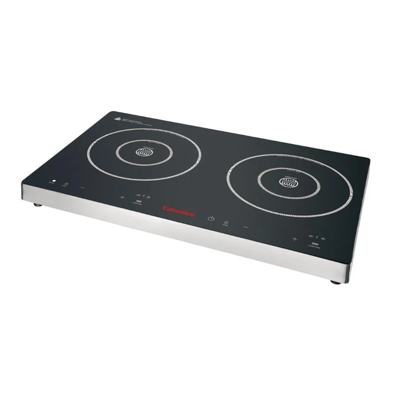 DOUBLE PLAQUE DE CUISSON INDUCTION À COMMANDE TACTILE CATERLITE 3 KW