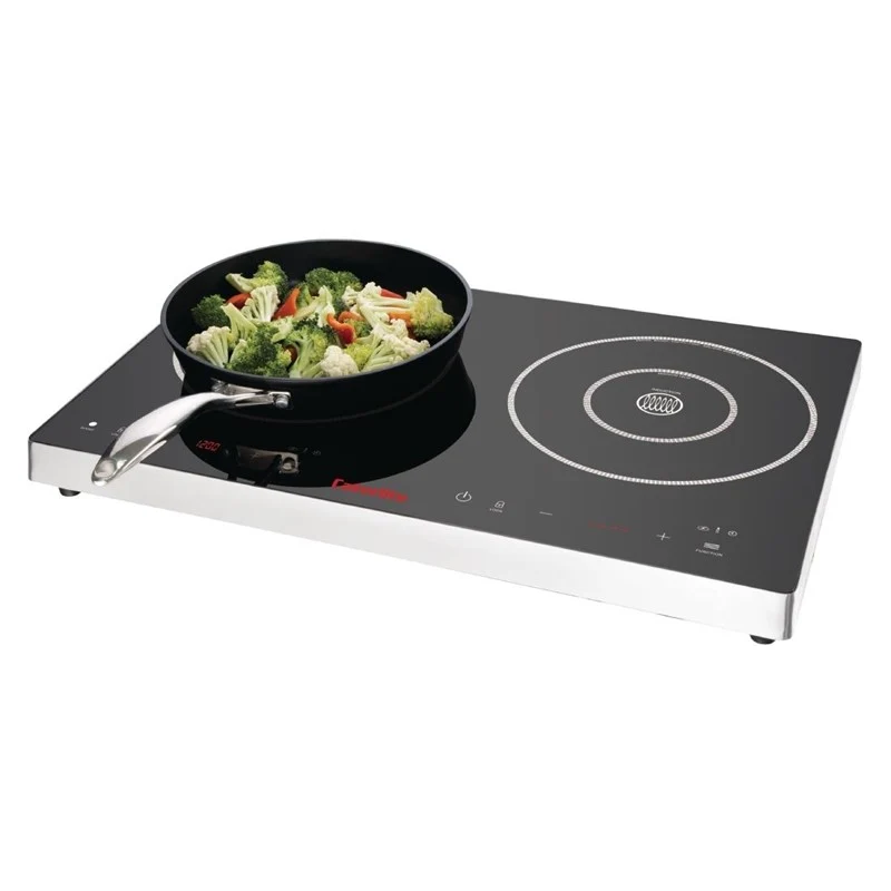 DOUBLE PLAQUE DE CUISSON INDUCTION À COMMANDE TACTILE CATERLITE 3 KW