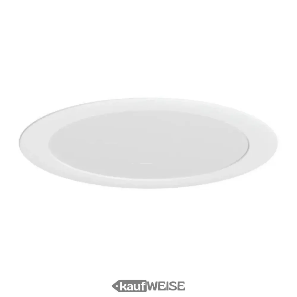 Downlight LED rond plat RZB Toledo (Ø 170 mm) | Intensité variable et extra plat | Blanc chaud 3000K