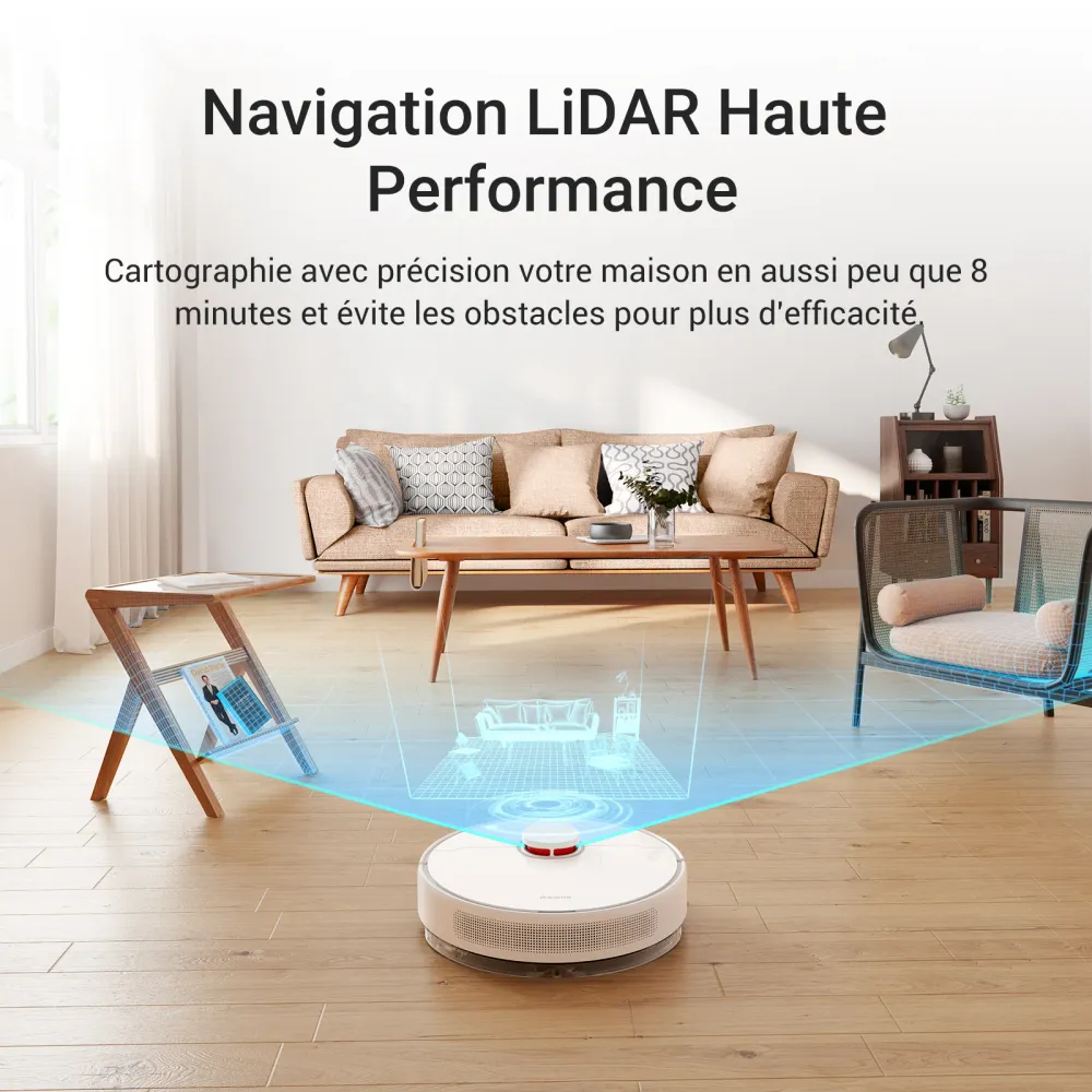 Dreame D10 Plus Robot Aspirateur Laveur