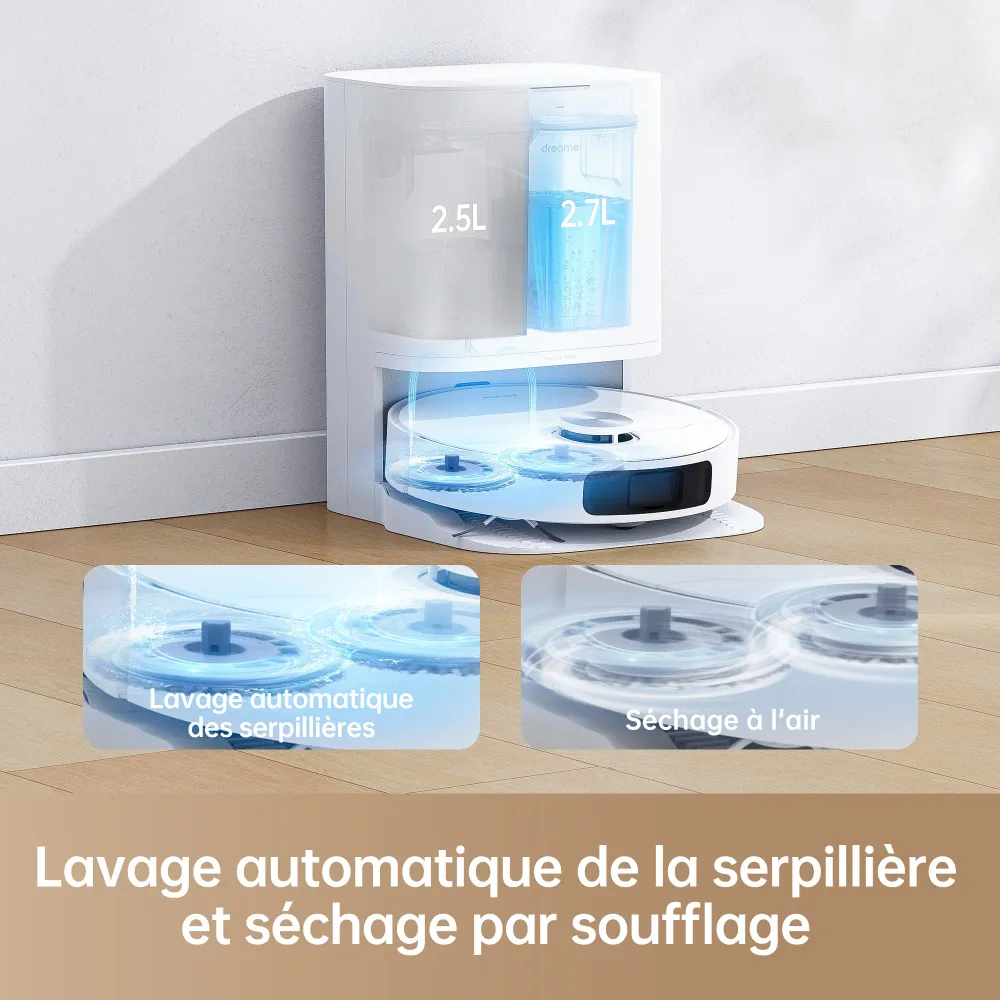 Dreame L10 Prime Robot Aspirateur Laveur Amazon