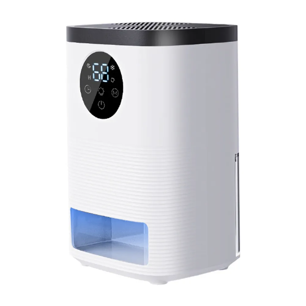 Déshumidificateur d air électrique 1400ml LCD ecran tactile déshumidification d'air avec minuterie et décongeler et déshum...