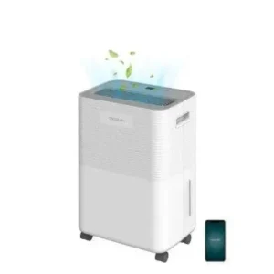 Déshumidificateur BigDry 8000 Expert connecté Cecotec 16 L par jour réservoir amovible 2 L fonction séchage du linge