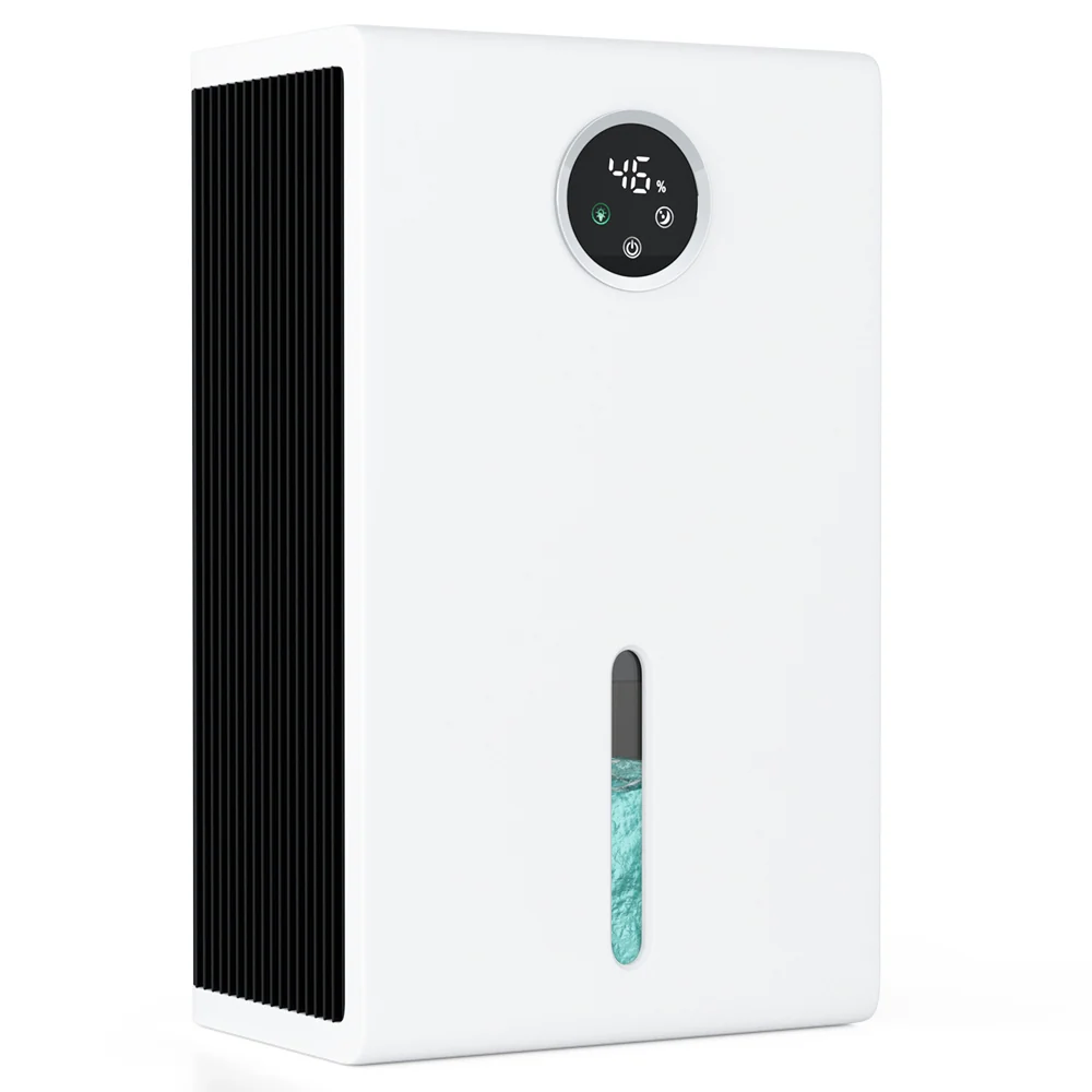Déshumidificateur portable 120 oz : pour 1000 sq.ft, Silencieux, économe en énergie et doté d'un système de purification d...
