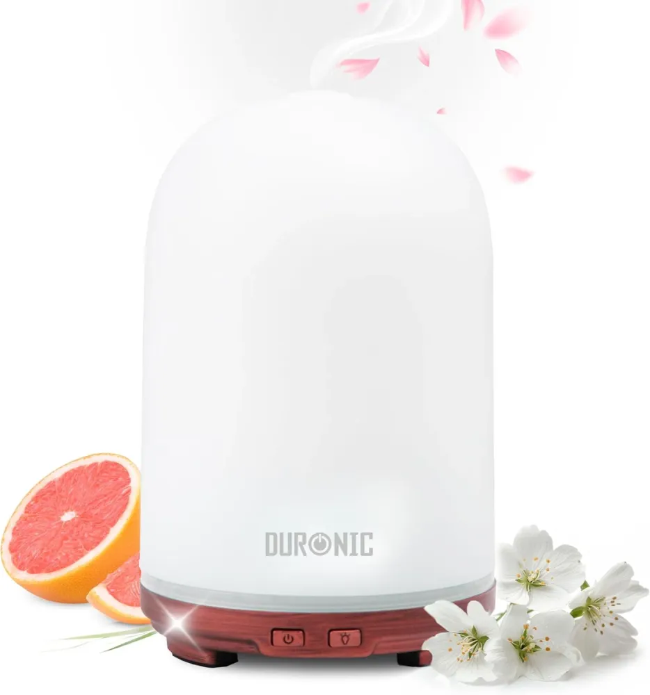 Duronic AD12 Diffuseur d’Arômes Brumisateur d’Huiles essentielles Purificateur d’air Naturel Humidificateur Aromathérapie...