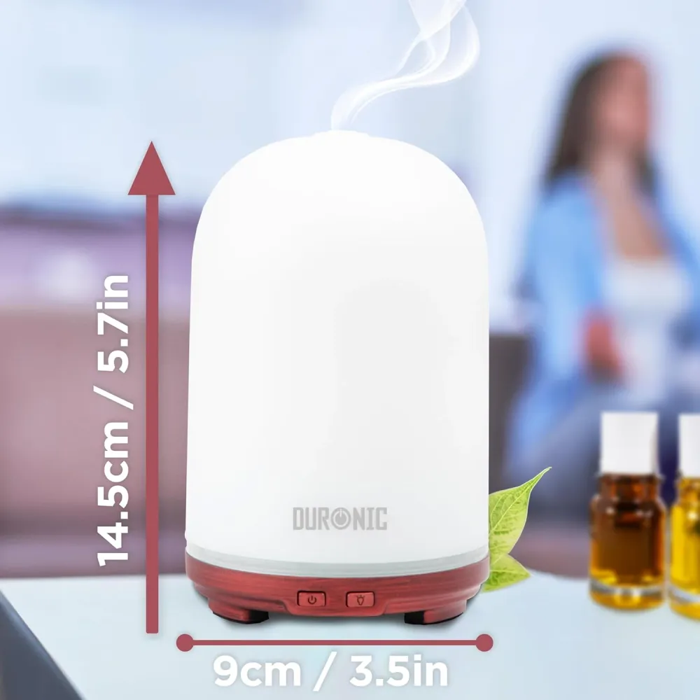 Duronic AD12 Diffuseur d’Arômes Brumisateur d’Huiles essentielles Purificateur d’air Naturel Humidificateur Aromathérapie...