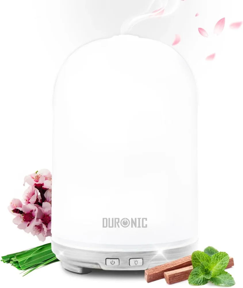 Duronic AD13 Diffuseur d’Arômes Brumisateur d’Huiles essentielles Purificateur d’air Naturel Humidificateur Aromathérapie...