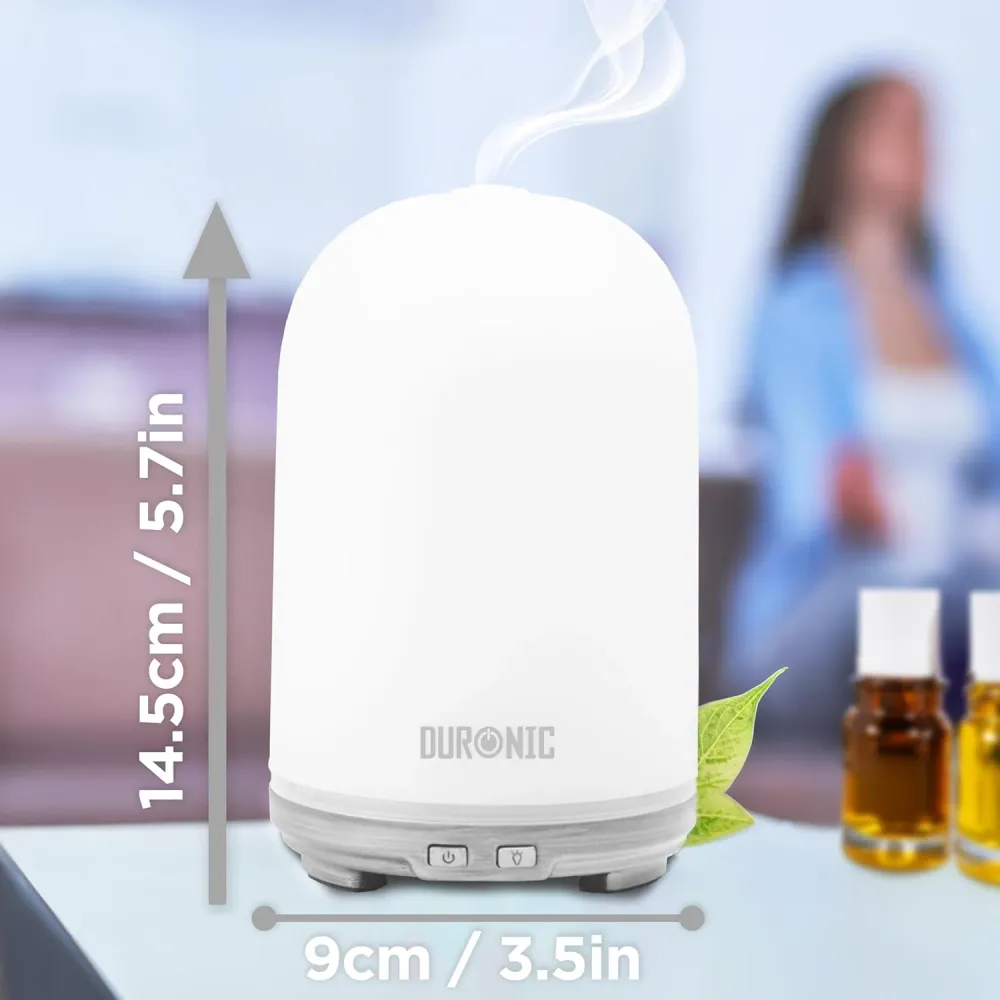 Duronic AD13 Diffuseur d’Arômes Brumisateur d’Huiles essentielles Purificateur d’air Naturel Humidificateur Aromathérapie...
